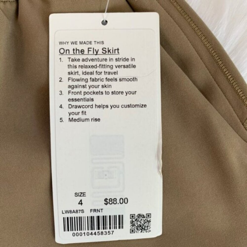 On the fly skirt frontier lululemon FRNT NWT woven - Picture 4 of 4